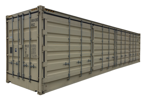 Container per spedizione con lato aperto da 40 piedi