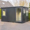 Container per ufficio standard 4x2m con finestra intera