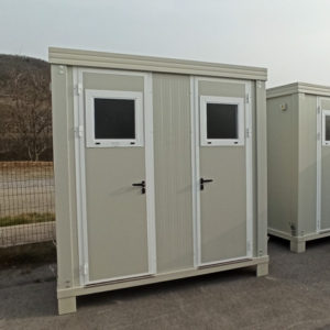 Nuovo blocco sanitario SS1 con 2 WC e 2 lavandini