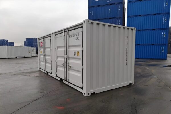 Container marittimo 20 piedi lato aperto