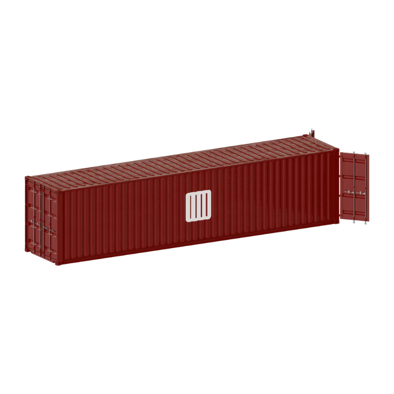 Container a doppia porta Dry High Cube da 40 piedi