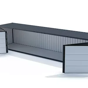 Container a cubo alto secco da 40 piedi con lato aperto